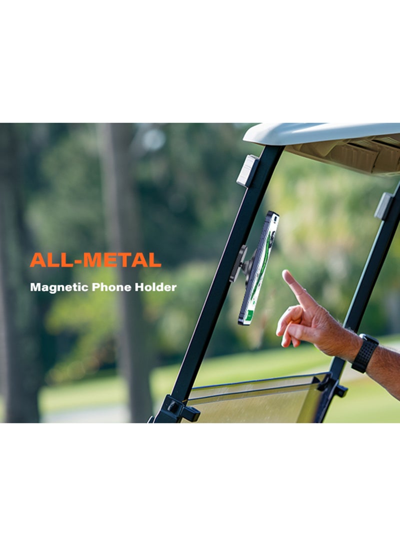 A2C Golf phone holder magnetic for MagSafe iPhone 16 Pro Max Plus 15 14 13 12 Mini Fits EZGO,Magsafe Golf Mount,Club GYM,Yamaha,Icon,Golf Cart Accessories Gadgets Essentials Gift for Friends Men Women - Image 5